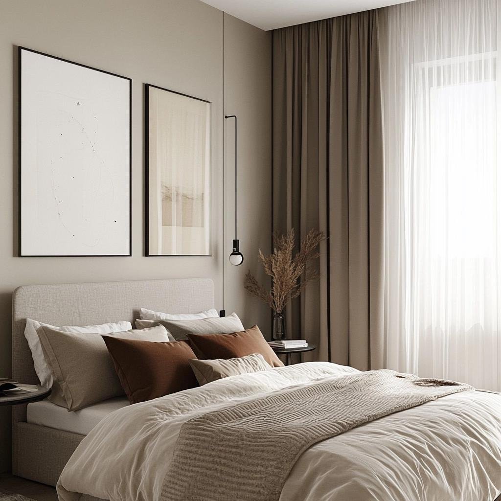 Estilo e Praticidade em Decoração para Quartos de Casal Pequenos 39 Estilo e Praticidade em Decoração para Quartos de Casal Pequenos