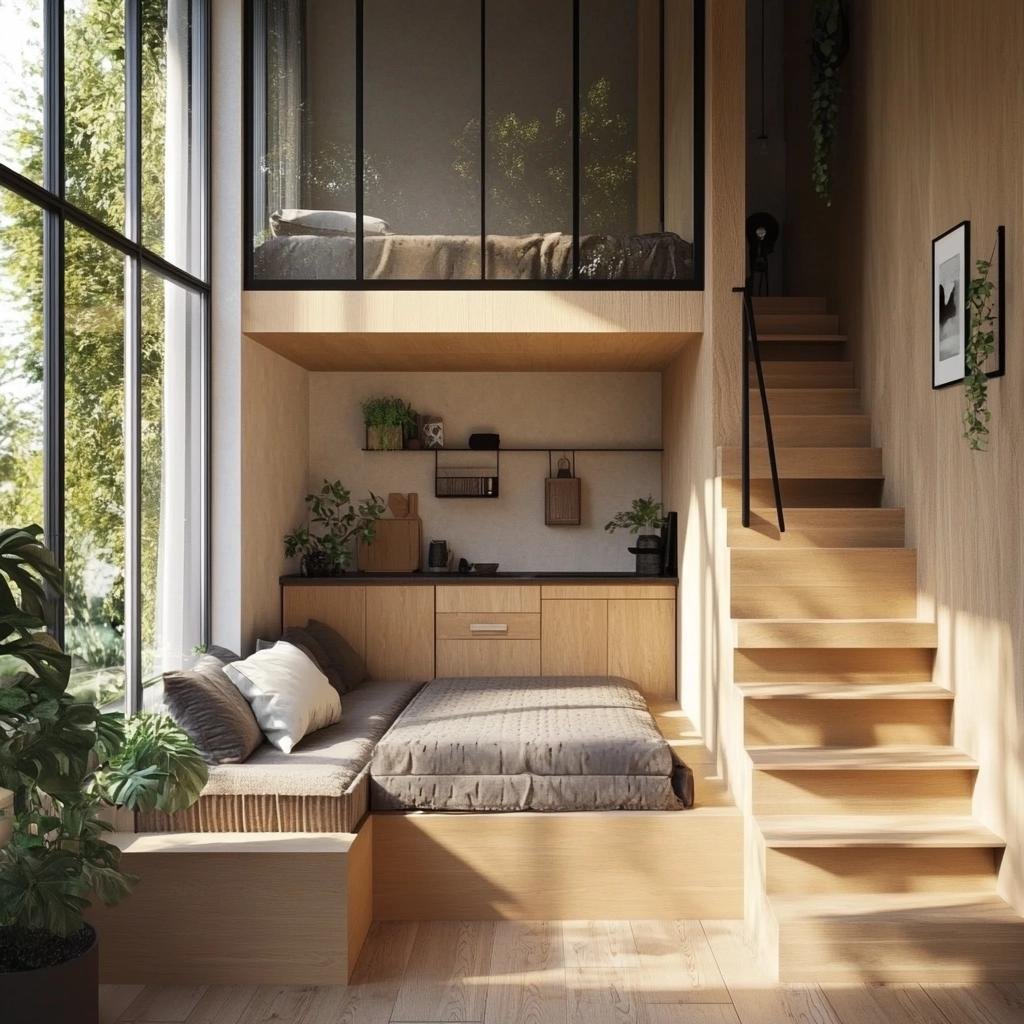Projetos que Otimizam Espaço: Plantas de Casas Pequenas com Quartos