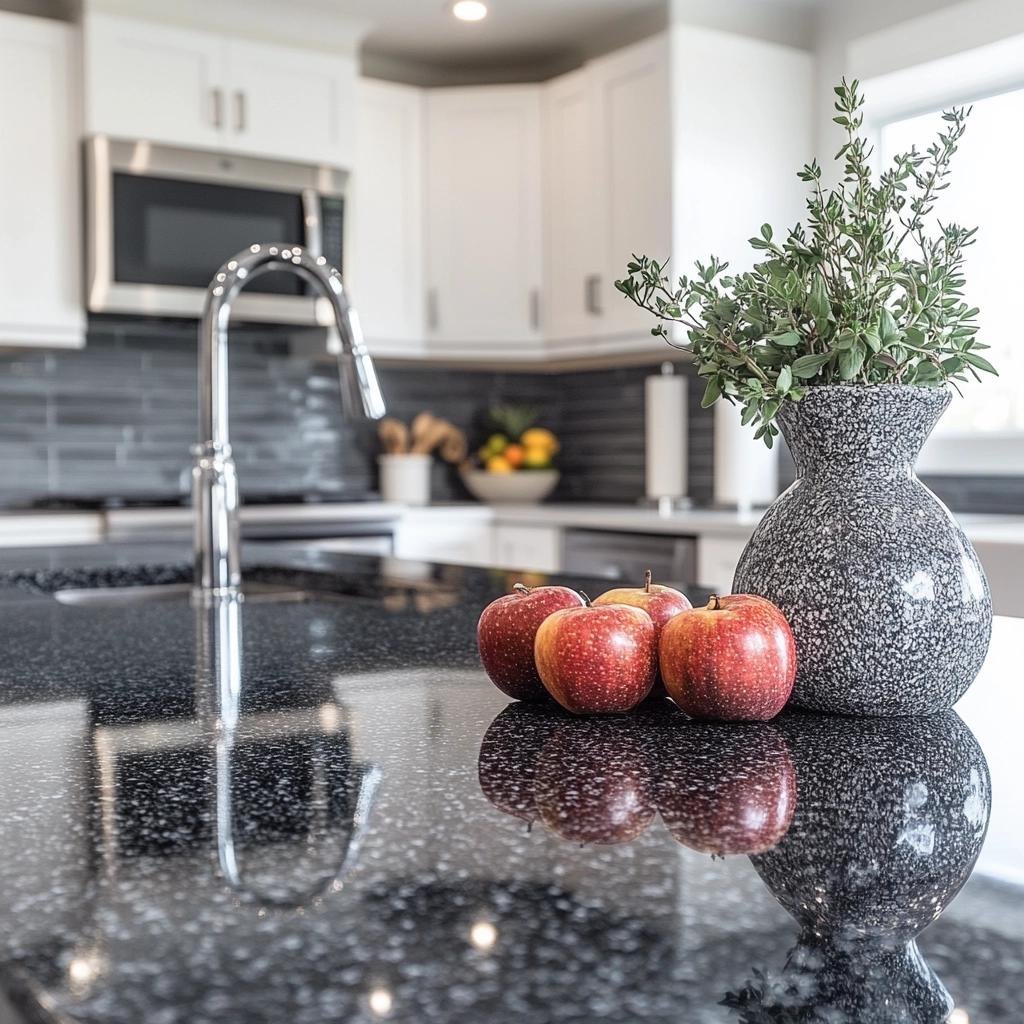Soluções Criativas para Cozinhas Planejadas com Bancada de Granito 37 Soluções Criativas para Cozinhas Planejadas com Bancada de Granito