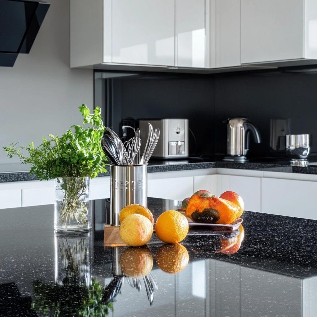 Soluções Criativas para Cozinhas Planejadas com Bancada de Granito 38 Soluções Criativas para Cozinhas Planejadas com Bancada de Granito