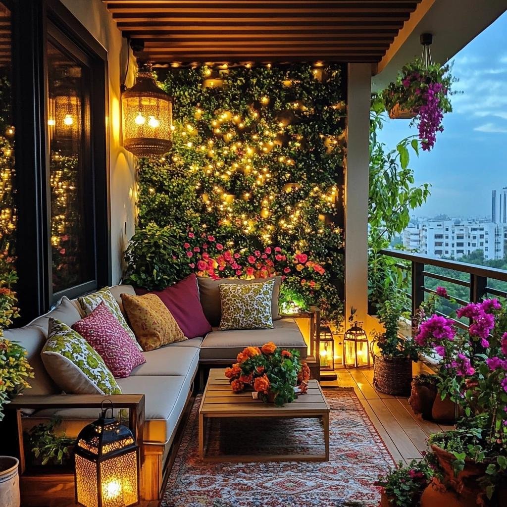 Transforme sua Varanda Pequena com Decoração Estilosa 37 Transforme sua Varanda Pequena com Decoração Estilosa