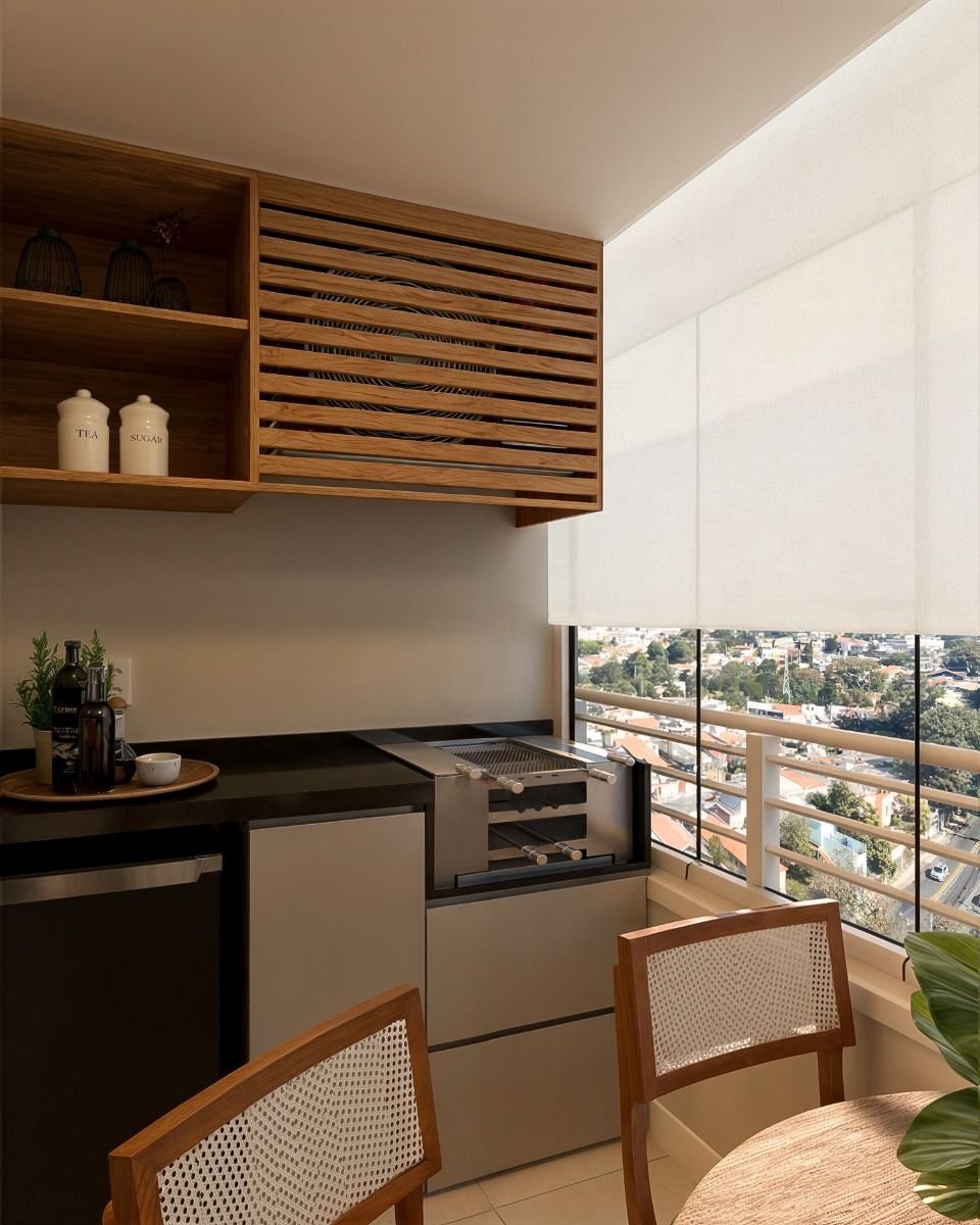 As 5 Melhores Soluções Criativas para sua Varanda Grill 4 3 Soluções Criativas para uma Varanda Grill