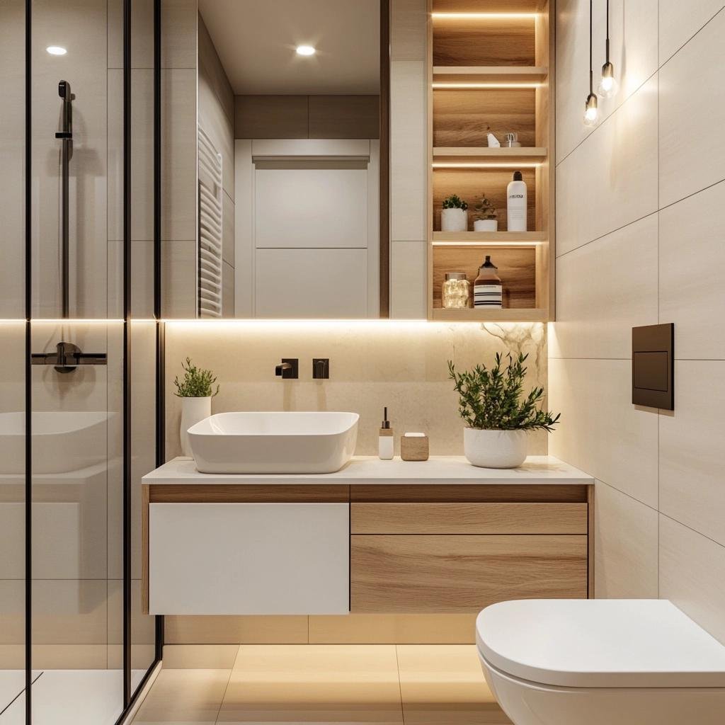 5 Conceitos de Design para Banheiros Pequenos