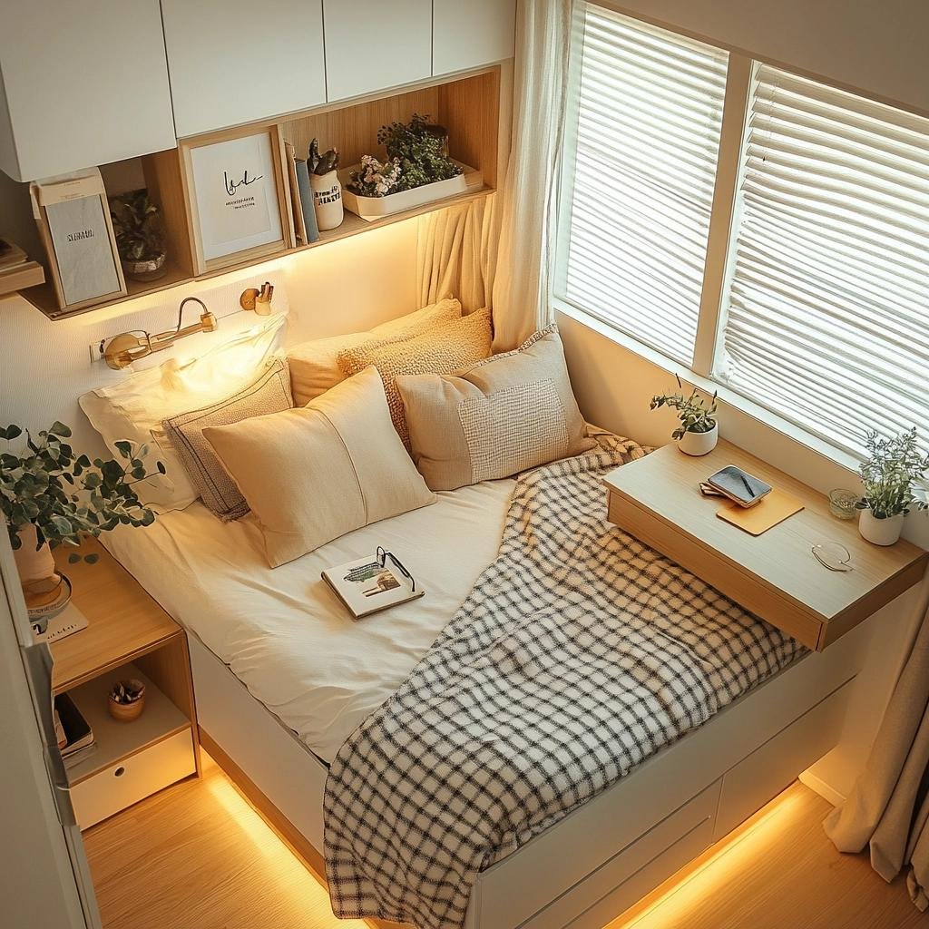 As 5 Melhores Dicas para Organizar um Quarto Pequeno Com Eficiência 4 5 Dicas para Organizar um Quarto Pequeno com Eficiência