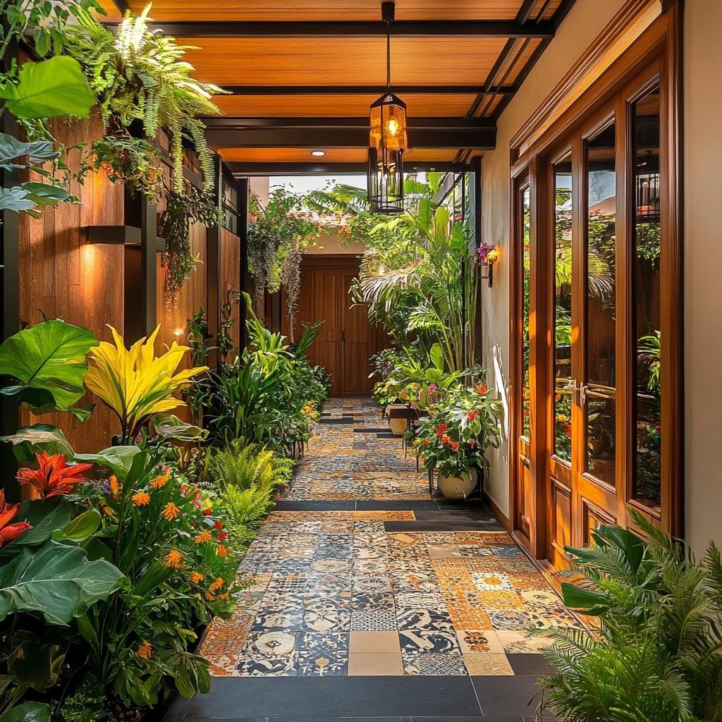 5 Ideias Criativas para Pisos de Corredores Externos