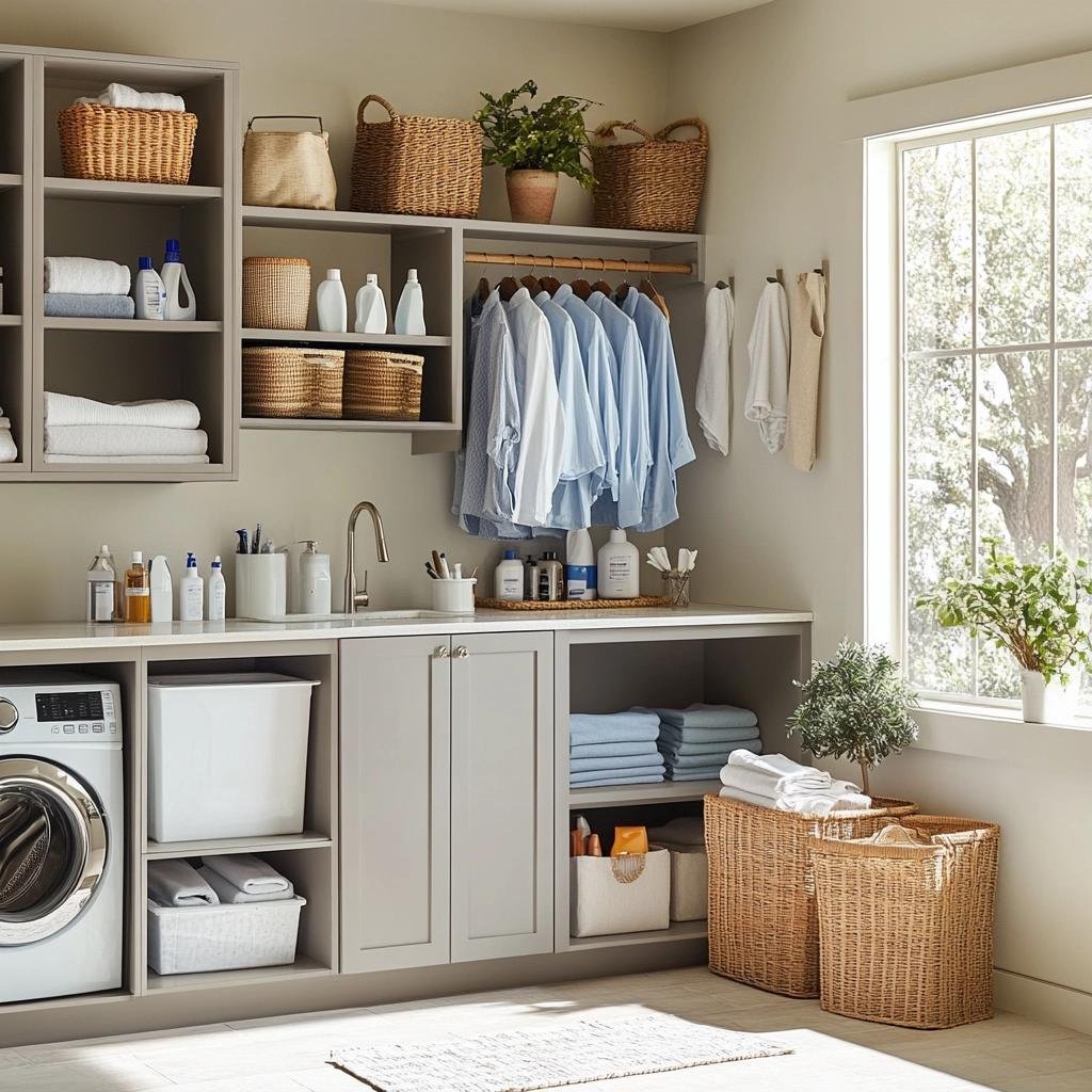 5 Ideias Funcionais para Armário Multiuso na Área de Serviço