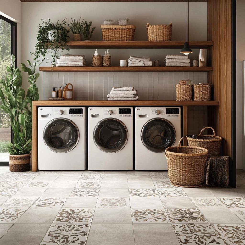 5 Tendências 6 5 Ideias Funcionais para Piso na Área de Serviço