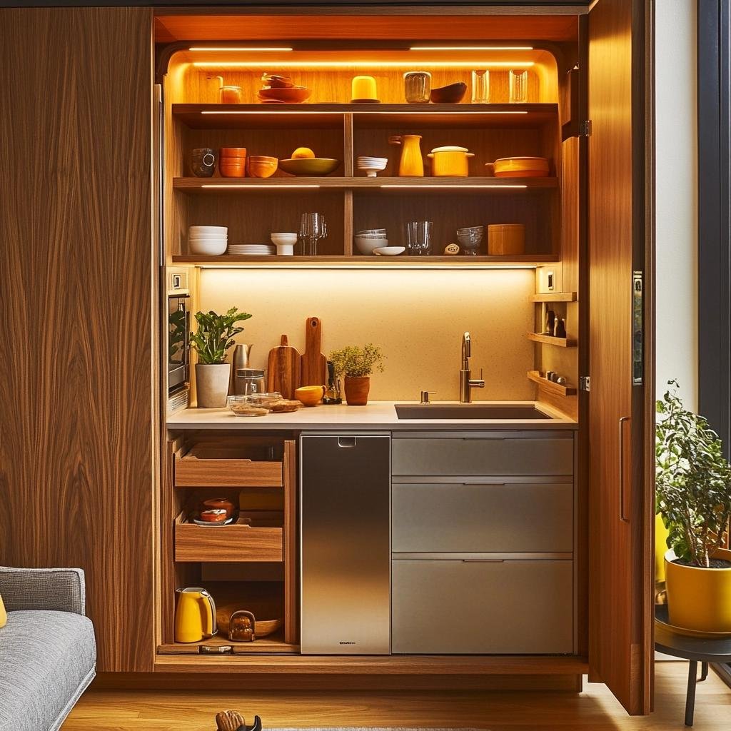 5 Móveis Planejados para Cozinhas Pequenas