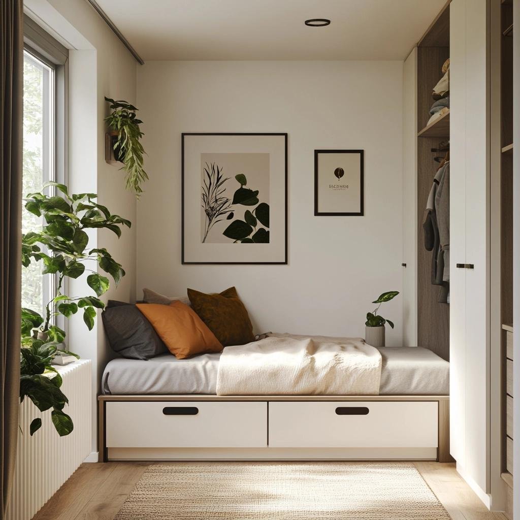 5 Soluções de Móveis Planejados para Quartos Pequenos