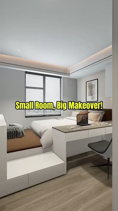 5 Soluções de Móveis Planejados para Quartos Pequenos