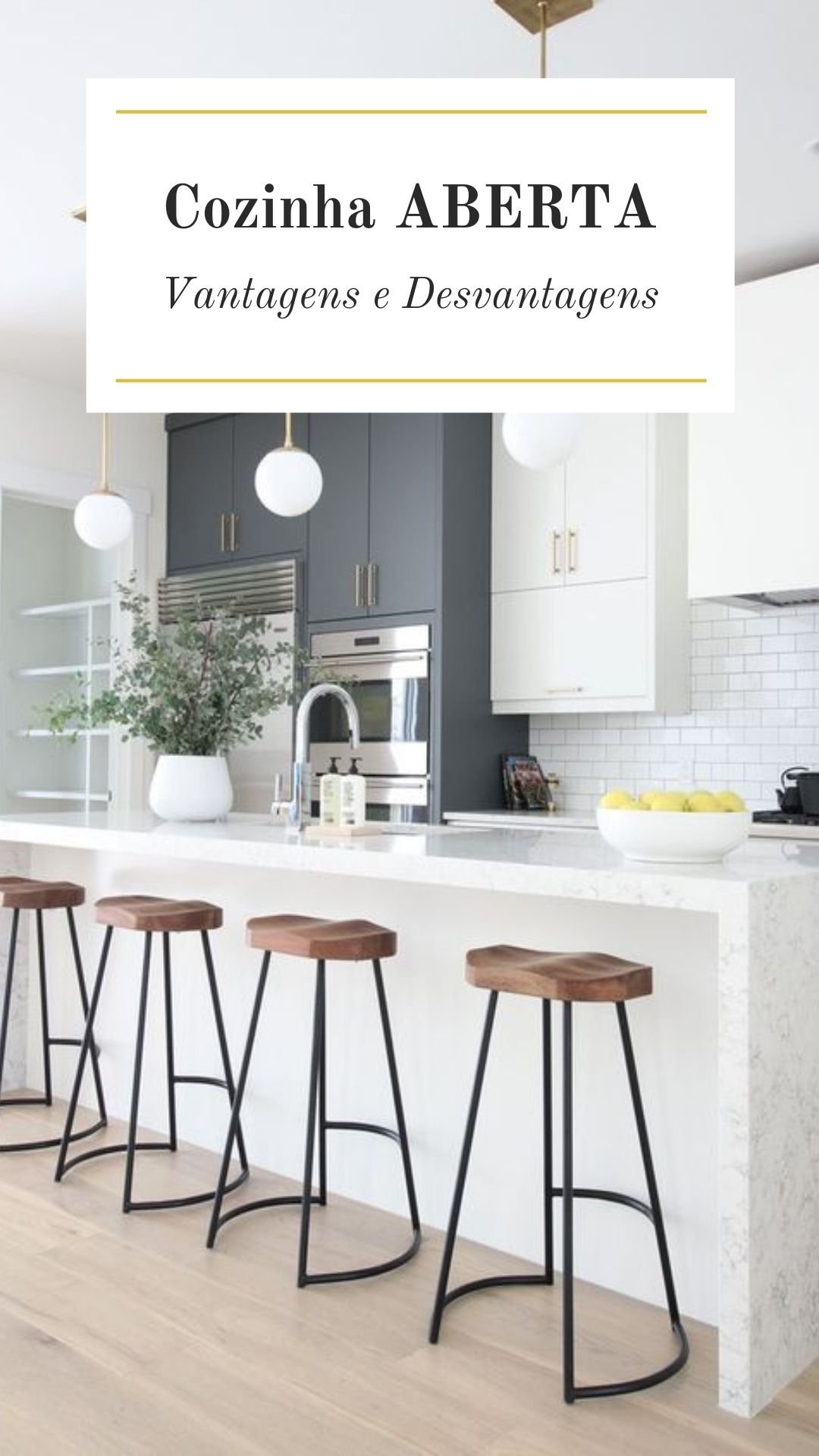 3 Dicas para uma Cozinha Americana Integrada