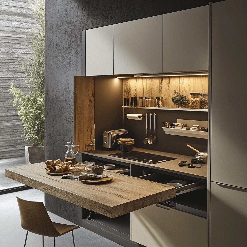 7 Soluções para Cozinha Pequena Moderna e Funcional