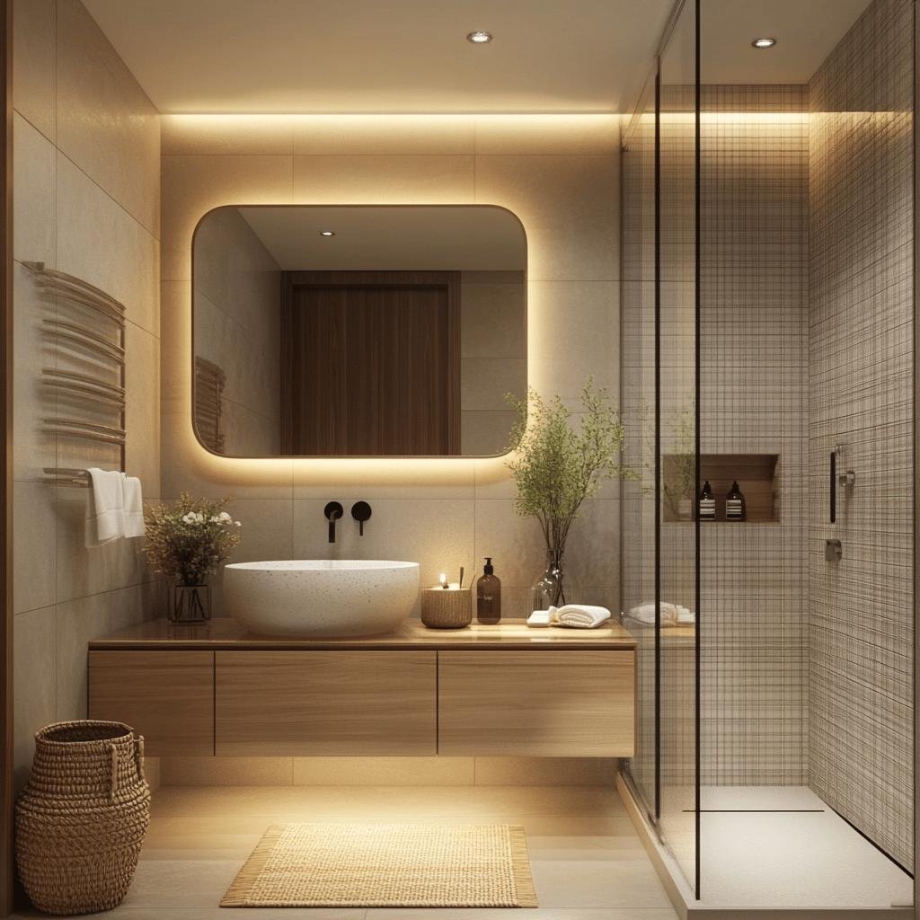 7 Soluções para Criar um Banheiro Chique e Pequeno