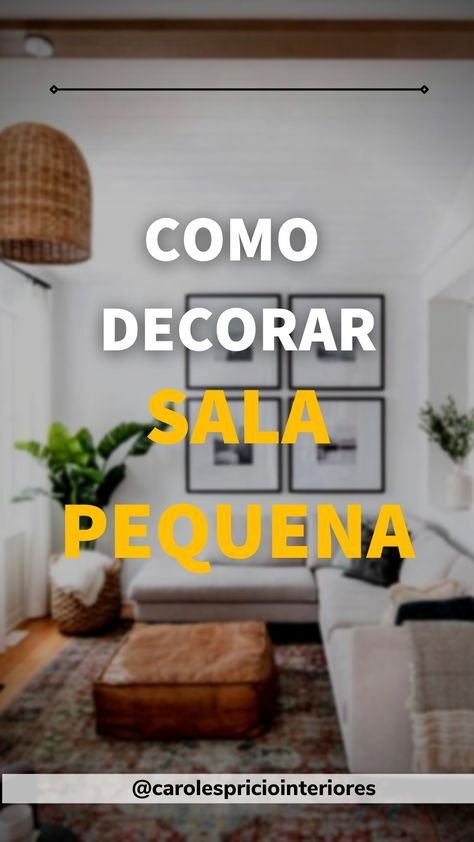 5 Truques de Decoração Inteligente para Espaços Reduzidos