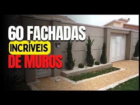 5 Ideias Funcionais de Fachada de Muro de Casas