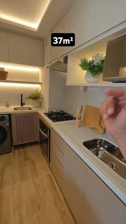 7 Soluções para Cozinha Pequena Moderna e Funcional