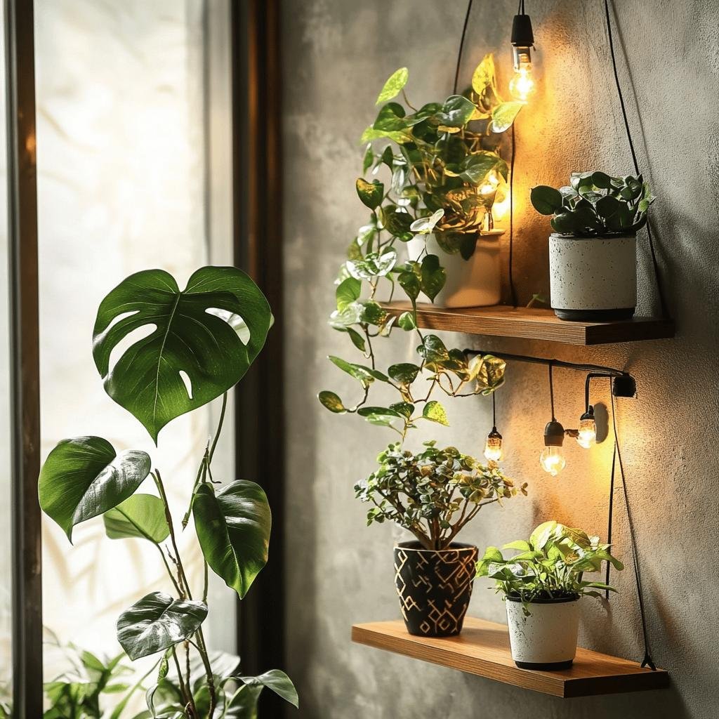 7 Ideias Criativas de Decoração com Plantas para Espaços Compactos 6 3 Decorações Internas com Plantas para Ambientes Pequenos