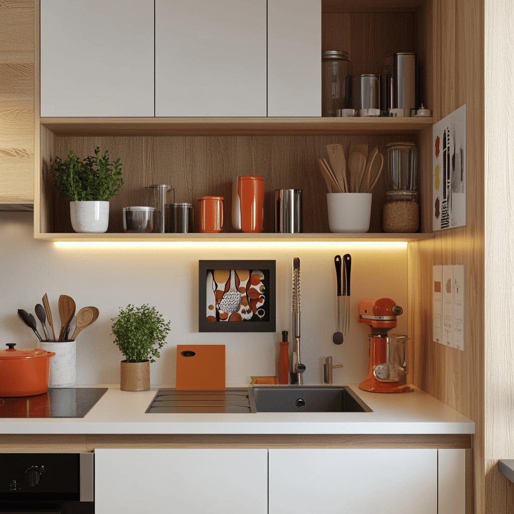 As 5 Melhores Dicas para Cozinhas Pequenas com Balcão 6 5 Ideias Criativas para Cozinha Pequena com Balcão