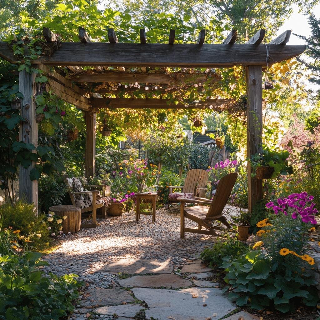 10 Inspirações para Pergolado Rústico 6 5 Ideias de Pergolado Rústico para Transformar seu Jardim