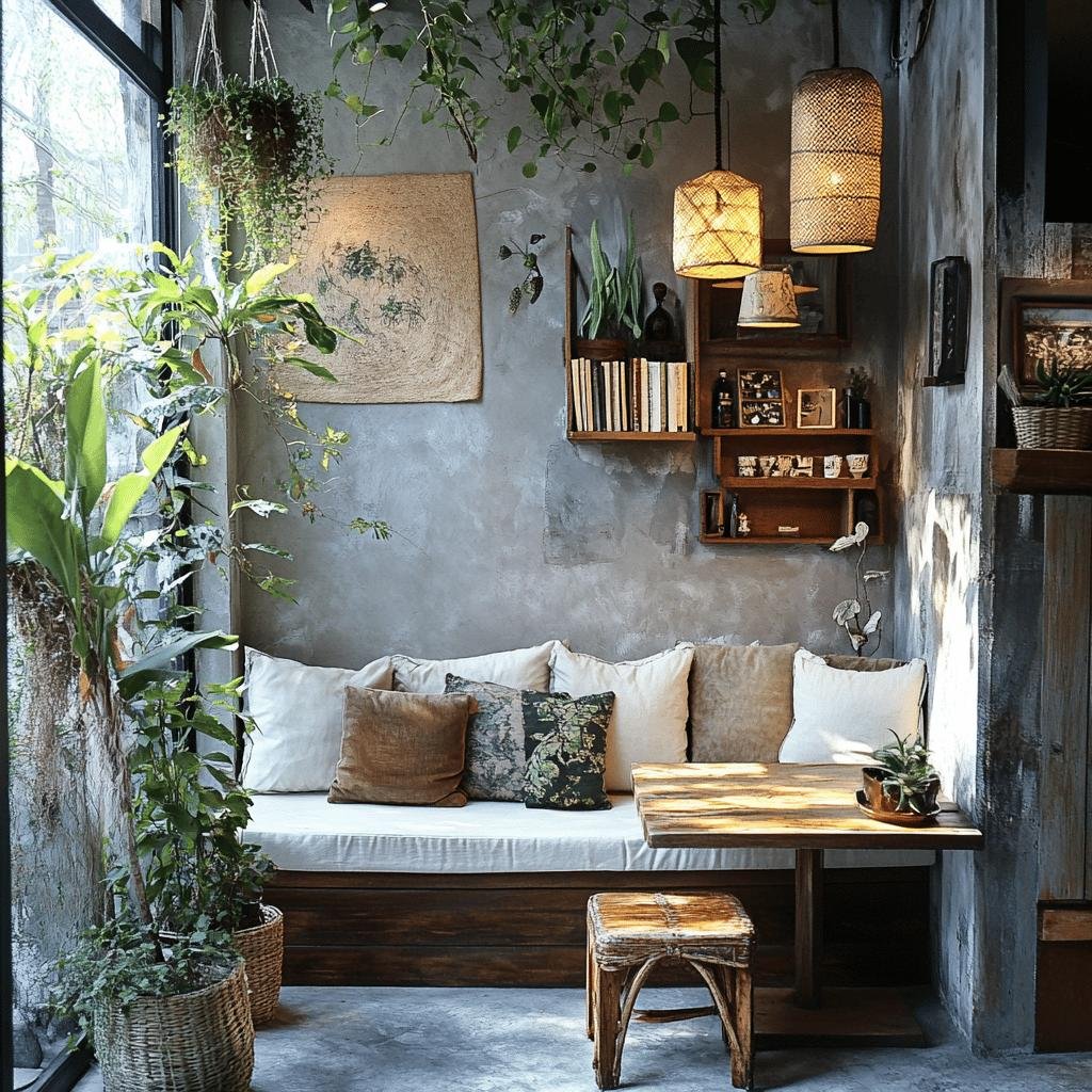 7 Soluções de Decoração Rústica para Ambientes Compactos